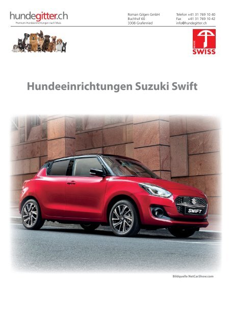 Suzuki_Swift_Hundeeinrichtungen