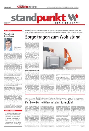 Standpunkt 509, 2. Oktober 2020