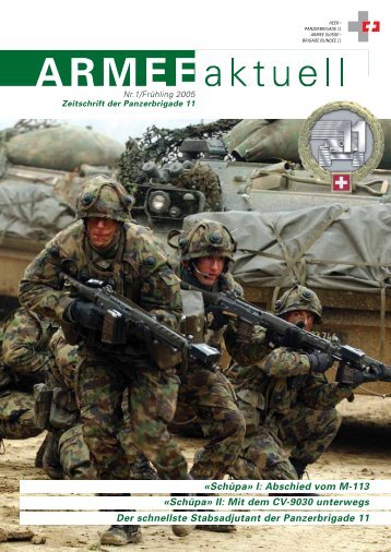 ARMEE aktuell - Zeitschrift der Panzerbrigade 11 (Ausgabe ... - Heer