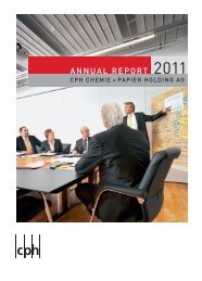 Annual Report 2011 - CPH Chemie + Papier-Holding AG