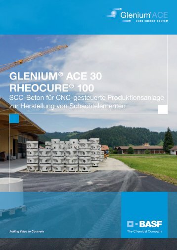 GLENIUM® ACE 30 RHEOCURE® 100 - Admixture Systems Schweiz