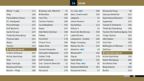 CITY for TWO Bielefeld | Limitierte Ausgabe 2021