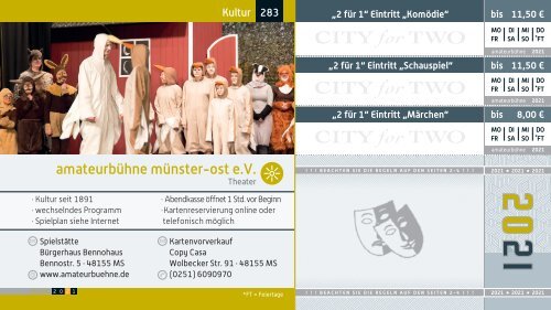 CITY for TWO Münster | Limitierte Ausgabe 2021