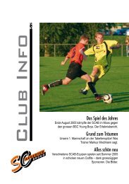 Club Info Nr. 52 - SC Aegerten Brügg