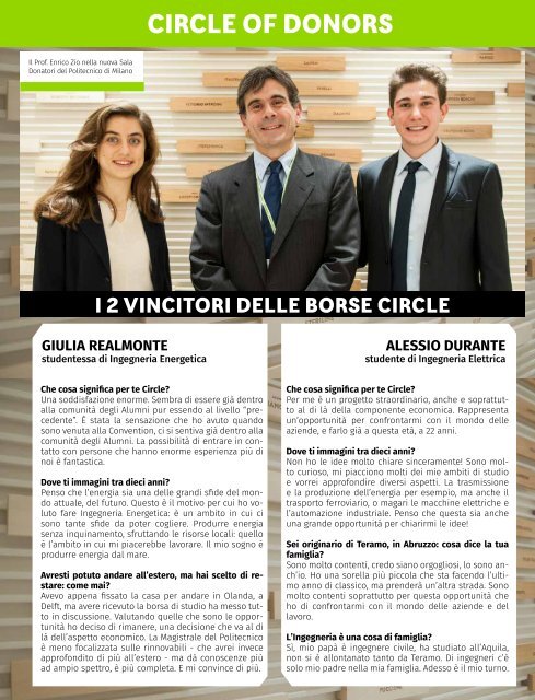 MAP - Magazine Alumni Politecnico di Milano #1