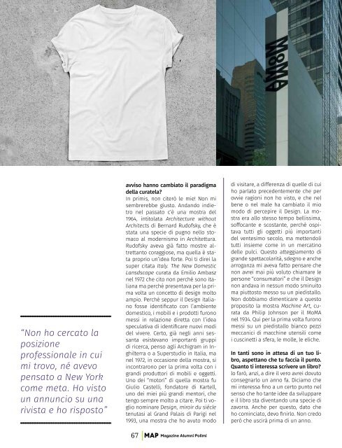 MAP - Magazine Alumni Politecnico di Milano #1