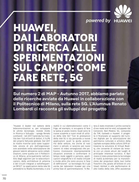 MAP - Magazine Alumni Politecnico di Milano #4