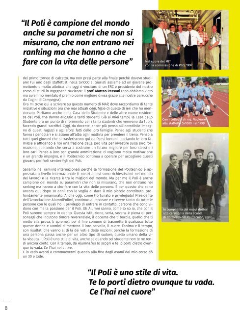 MAP - Magazine Alumni Politecnico di Milano #4