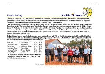 M. Hausen - GW Elliehausen Tennis