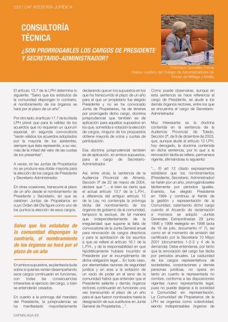 Revista CAF Málaga Dospuntocero nº14 (Etapa II)