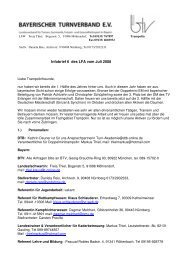 Infobrief 6 LFA Juli 08 - Trampolinturnen in Bayern