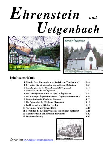 Ehrenstein und Ütgenbach - Fleischer-Amteroth.de