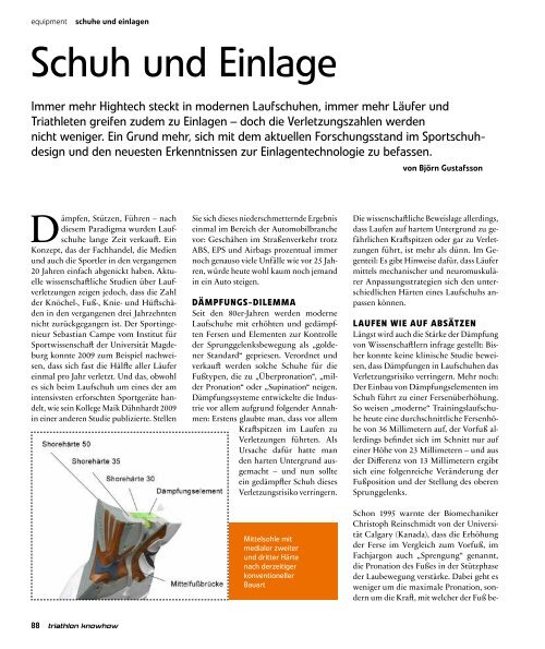 Schuh und Einlage - currex