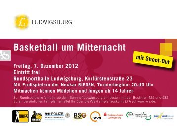 Basketball um Mitternacht - Neckar RIESEN Ludwigsburg