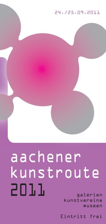 Flyer (PDF) - Aachener Kunstroute