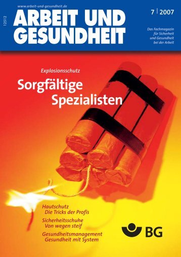 Juli 2007 - Arbeit und Gesundheit