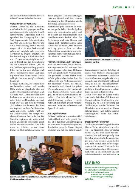 LSV kompakt Februar 2011 - Die Landwirtschaftliche ...