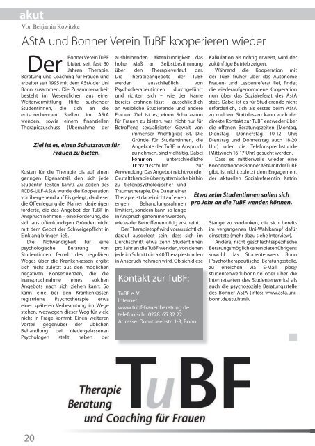 Newsletter 1 - akut-bonn.de