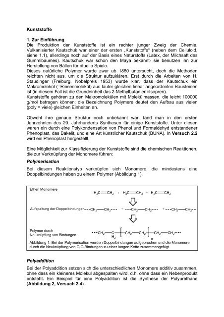 Nachwachsende Rohstoffe: Kohlenhydrate und Fette