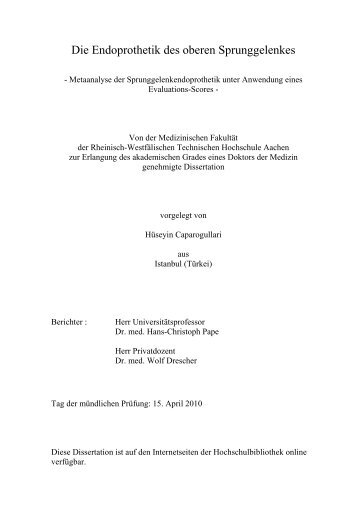 Dissertation Caparogullari DIN A4 - RWTH Aachen University