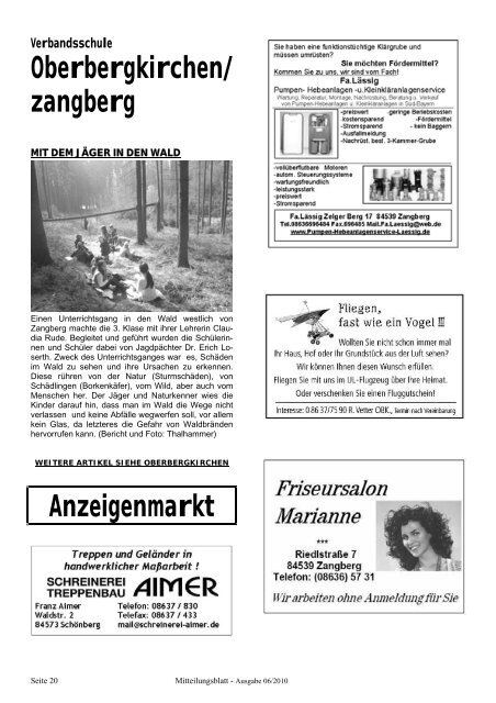Zangberg - Verwaltungsgemeinschaft Oberbergkirchen