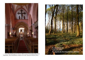 denn von ihm kommt meine Hoffnung. - Stadtkirche Ribnitz