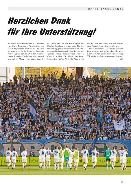 FC Zürich – FC Thun