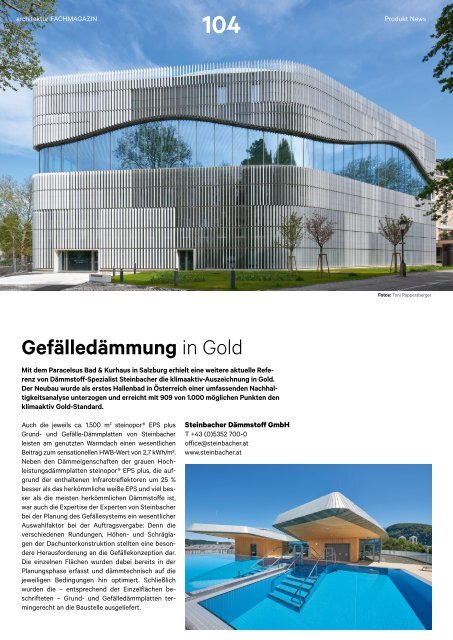 architektur Fachmagazin Ausgabe 6 2020