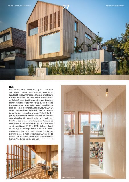 architektur Fachmagazin Ausgabe 6 2020