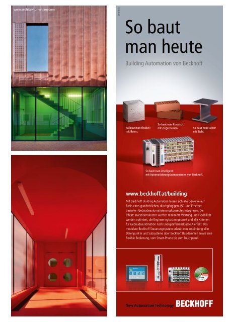 architektur Fachmagazin Ausgabe 6 2020