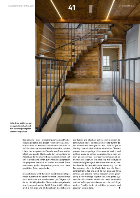 architektur Fachmagazin Ausgabe 6 2020