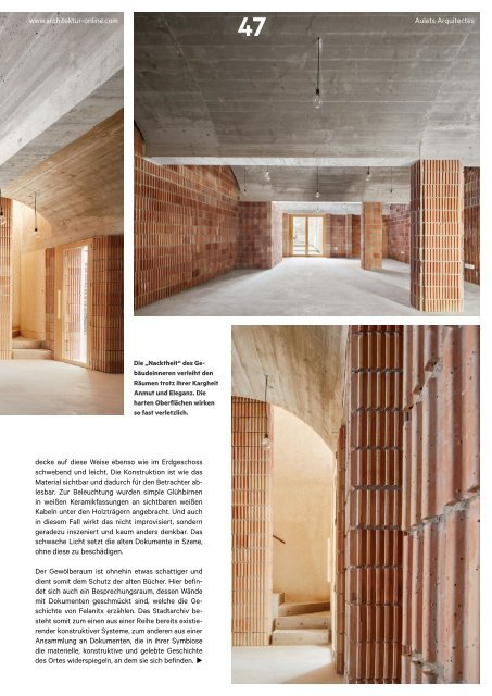 architektur Fachmagazin Ausgabe 6 2020