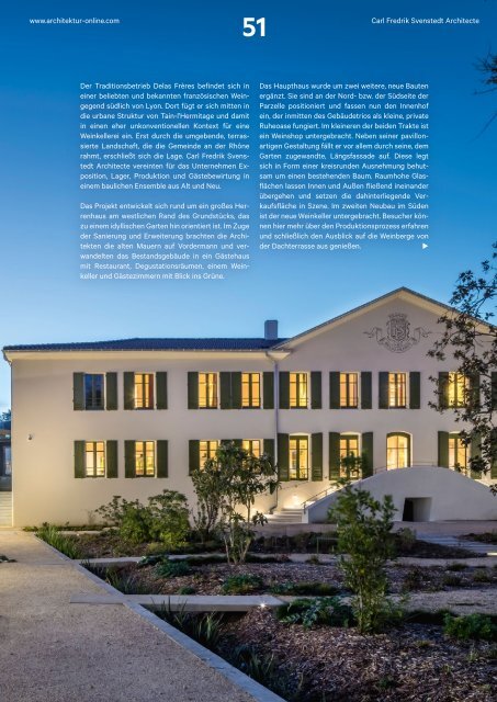 architektur Fachmagazin Ausgabe 6 2020