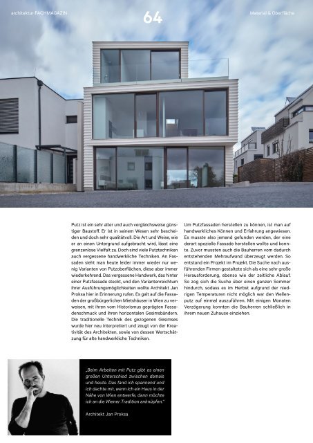 architektur Fachmagazin Ausgabe 6 2020