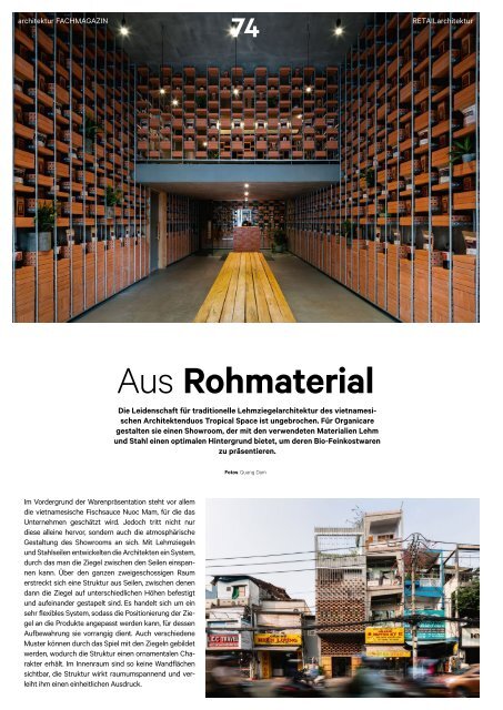 architektur Fachmagazin Ausgabe 6 2020