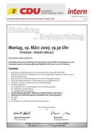 Februar 2007 - CDU Kreisverband Schwäbisch Hall