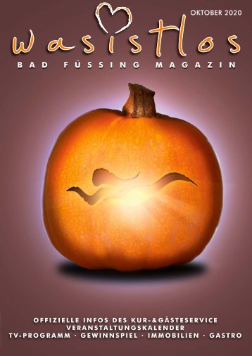 Was ist los Das Bad Füssing Magazin Oktober2020