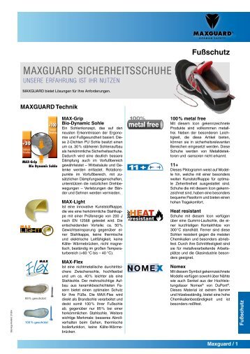 MAXGUARD SICHERHEITSSCHUHE - arbeitsschutz-online.de