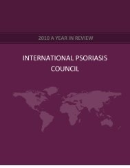 2010 A Year in Review - International Psoriasis Council