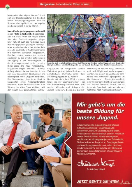 Margareten Zeitung - aktuell PR