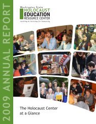 holocaust - Washington State Holocaust Education Resource Center