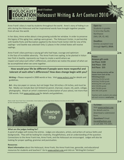 holocaust - Washington State Holocaust Education Resource Center