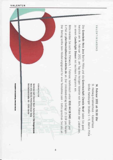 Gemeindebrief Februar/März 2012 - Herz-Jesu-Kirche