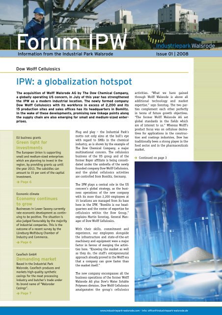 Forum IPW - Industriepark Walsrode