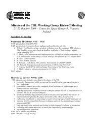 Minutes of the COL Working Group Kick-off Meeting 21-22 ... - IERS