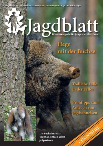 2020-03 Jagdblatt_Rehwildbejagung