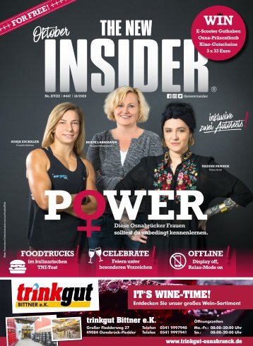 THE NEW INSIDER No. XVIIi, Oktober 2020, #447