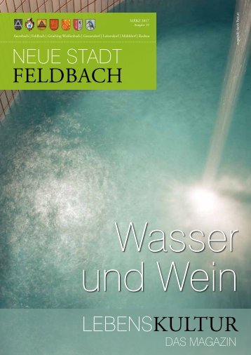 Lebenskultur - Das Magazin - Wasser und Wein