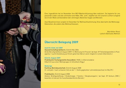Jahresbericht 2009 - Schulheim Elgg