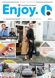 Enjoy. blickpunkt Ausgabe 7 | Oktober 2020